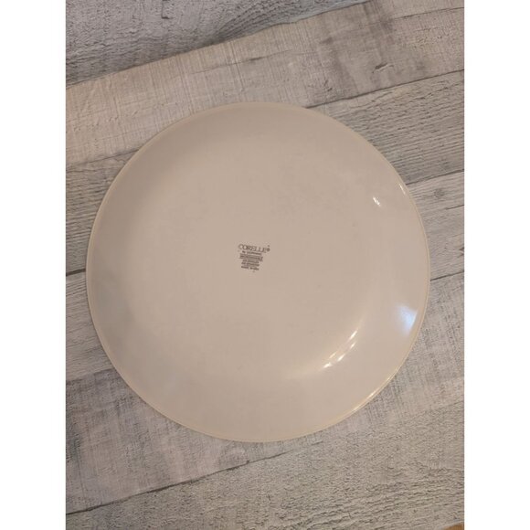 Corelle English Breakfast Dinner Plate 10" Vintage White Round Floral Design - Picture 3 of 3